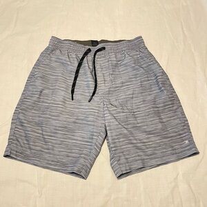 Kenneth Cole Men's Gray Striped Shorts